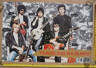 Traveling Wilburys Bob Dylan/tom Petty/vintage Store Promo Rock Poster