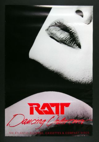 Ratt Poster Dancing Undercover 1986 Album Promo