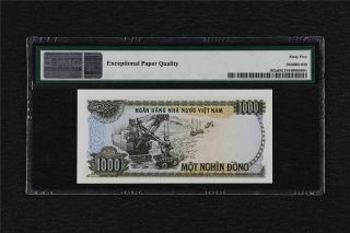 1987 Viet Nam State Bank 1000 Dong Pick 102a PMG 65 EPQ Gem UNC 2