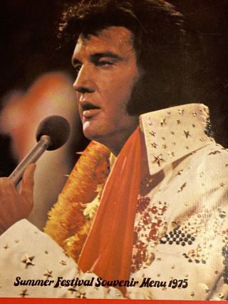 Elvis Presley Summer Festival Souvenir 1975