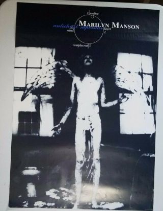 Marilyn Manson - Vintage Promo Poster For Antichrist Superstar