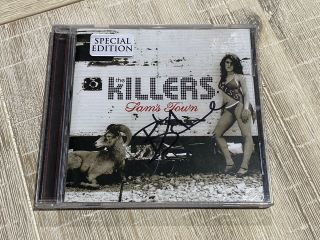 Brandon Flowers Signed Autographed The Killers Sams Town Cd Album
