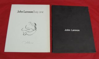 John Lennon 1970 Bag One Suite Lithographs Strawberry Fields Forever Newsletter