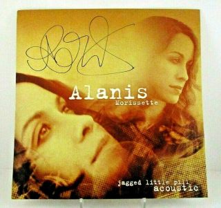 Alanis Morissette Jagged Little Pill Acoustic,  Autographed Flat,  Promo (2005)