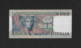 Unc 50000 Lire 1978 Italy