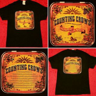 Counting Crows Xl Hard Candy U.  S.  Tour 2002 Shirt