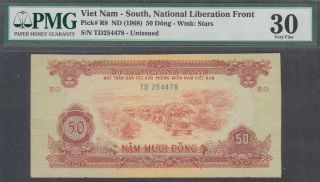 Vietnam South 50 Dong Note P - R8 Nd 1968 Pmg 30