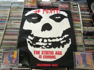 Vintage The Misfits Halloween 1995 " The Static Age Is Coming " Poster