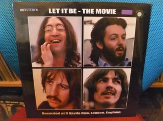 The Beatles Let It Be The Movie Purple Vinyl Studio & Rooftop Perfomances