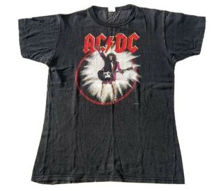 Ac/dc Blow Up Your Video 1988 Tour T Shirt Authentic Vintage Tour Jersey Acdc