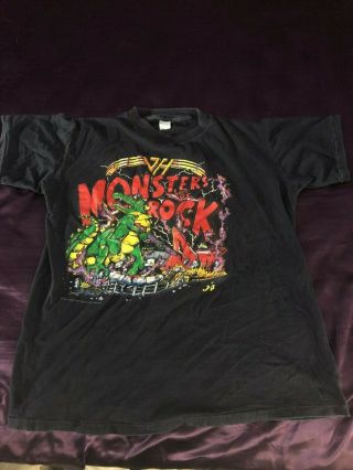Van Halen Monsters Of Rock 1988 Shirt Xl