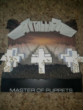 Metallica Master Of Puppets 3d Display Piece 2006 Mcfarlane.  Open,  No Box