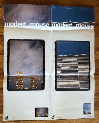 Modest Mouse Lonesome Crowded West Promo Poster Sub Pop Up Indie Rock