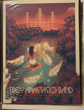 Trey Anastasio 2020 Acl Poster Limited Edition 99/175 And Signed.
