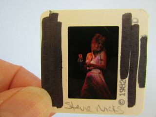 Press Photo Slide Negative - Fleetwood Mac - Stevie Nicks - 1982 - K