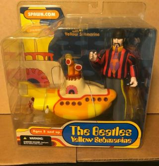 McFarlane Toys the Beatles Ringo with Yellow Submarine Action Figure 3