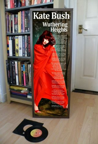 Kate Bush Wuthering Heights Promotional Poster Lyric Sheet,  Child,  Shoes,  Babooshsk