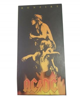 Ac/dc - Bonfire 1997 5 - Cd Box Set In Poster And Sticker Inc.