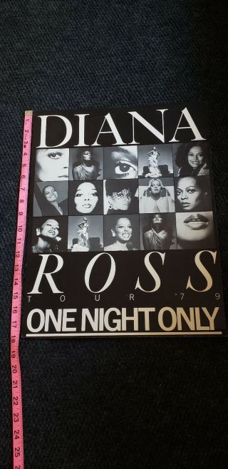 Diana Ross 1979 Cardboard Promo Poster