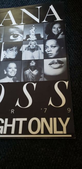 Diana Ross 1979 Cardboard Promo Poster 3
