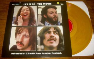 The Beatles Let It Be The Movie Yellow Vinyl Studio & Rooftop Perfomances