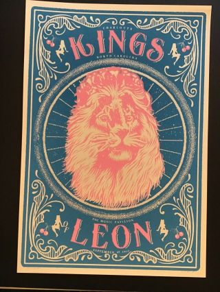 Kings Of Leon Concert Poster Charlotte North Carolina 2017