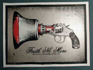 Faith No More Print Poster Fillmore Detroit 2015 58/115