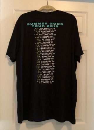 Third Eye Blind Summer Gods Tour 2019 t - shirt - NEVER WORN 2