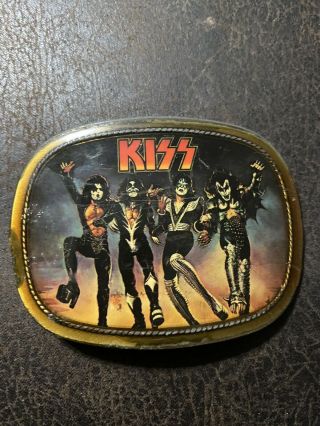 Kiss Destroyer Belt Buckle 1978 Pacifica