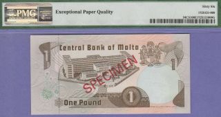 Malta,  1 Lira Banknote 