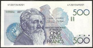 Belgium 500 Francs (1982 - 1998) P:143a Aunc