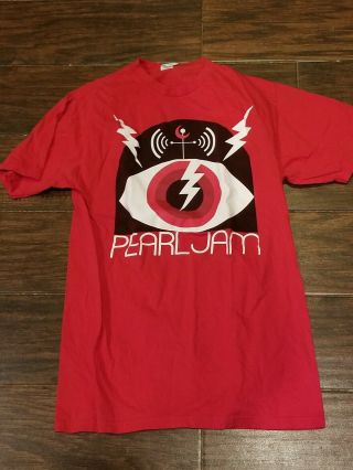 Pearl Jam Concert T Shirt 2013 Lightning Bolt Tour Sz Small