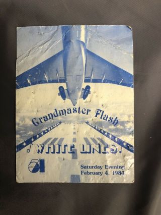 Grandmaster Flash White Lines At Studio 54 - Nyc Music History - Feb 4 1984