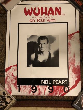 Neil Peart Rush Wuhan Cymbals Promo Poster