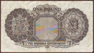 BAHAMAS 1 Pound ND (1953) 2