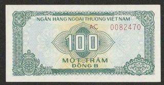 1987 Vietnam 100 Dong - B Note Unc