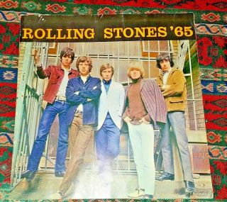 Rolling Stones 1965 Concert Tour Program Wordesign By Andrew Loog Oldham