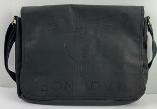 Bon Jovi - Circle Tour Leather Bag - Messenger Bag / Satchel - Great Cond.
