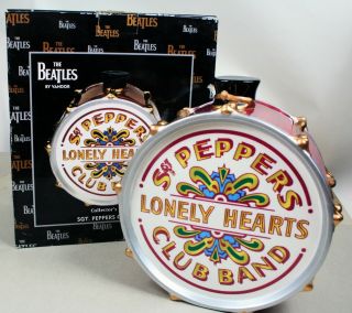 Beatles - Limited Ed 81/10,  000 Sgt Pepper Ceramic Cookie Jar By Vandor - Boxed - Estq