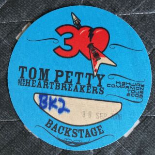 Tom Petty And The Heartbreakers 2006 Highway Companion Satin Backstage Pass