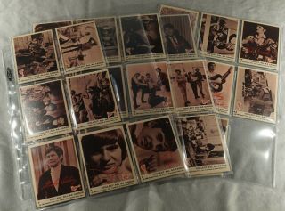1966 Donruss The Monkees Trading Card Near Complete Set Of 36/44