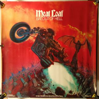 Meat Loaf - - Bat Out Of Hell - - Promo Poster