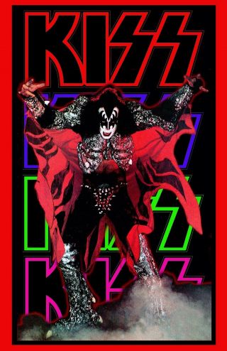 Kiss Gene Simmons Unmasked Tour Book Out Take Poster Custom 18x24 1