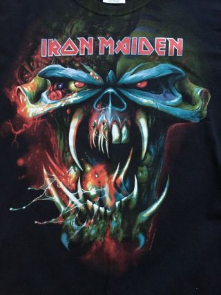 Iron Maiden Final Frontier World Tour 2010 T - Shirt Size Large
