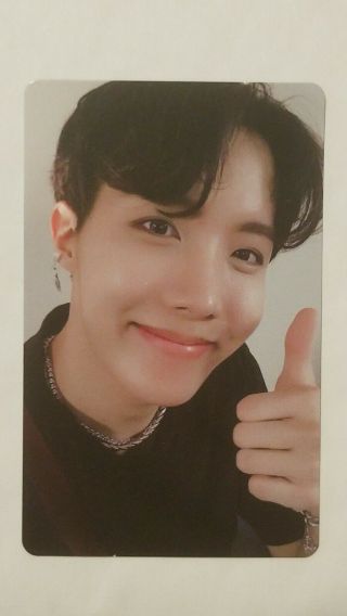 Bts Official Love Yourself Tour In Europe Dvd Jhope/hoseok Photocard Usa Seller