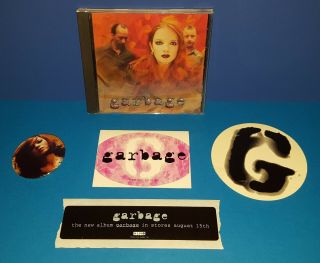 Garbage Promo Only " Stupid Girl " 2 Trk Cd 2 Decal 