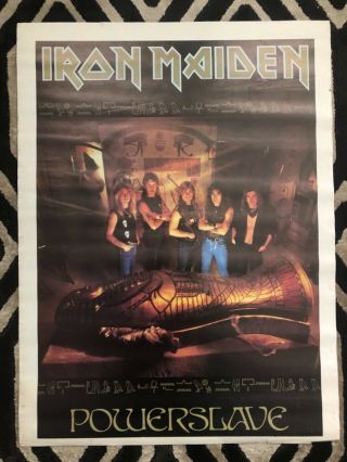 Iron Maiden Poster 1985 Powerslave Group Poster