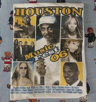 Houston Music Fest 2006 Music Fest.  L.  L Cool J,  Edition Concert T Shirt L
