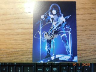 Kiss Ultra Premium Paul Stanley 4 Live Shot " Silver Signature " Chase Card