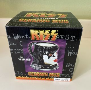 Kiss Band Paul Stanley Head 2002 Ceramic Mug Spencers Exclusive